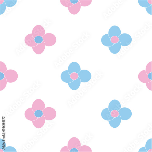 seamless pattern with flowers