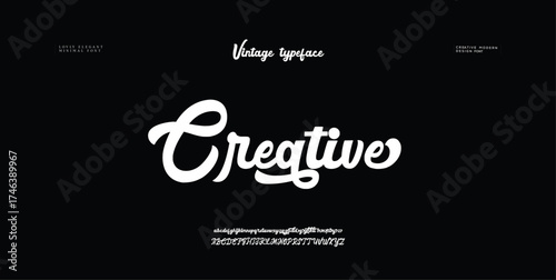 Elegant Font Uppercase Lowercase and Number. Classic Lettering Minimal Fashion Designs. Typography modern serif fonts regular decorative vintage concept. vector illustration

