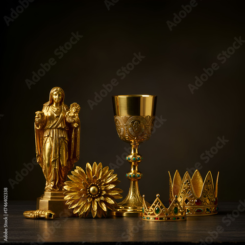 gold trophy cup