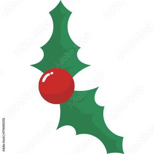 Christmas Holy Leaf