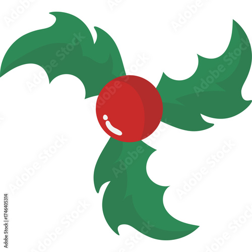 Christmas Holy Leaf