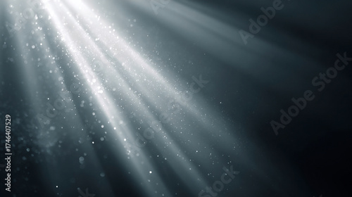 キラキラ モノクロ 光が差し込む背景素材