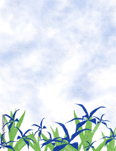 blue green colorful abstract illustration background wallpaper card invitation design