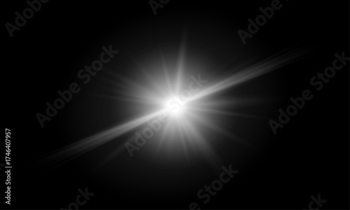 Glow effect on a black background.