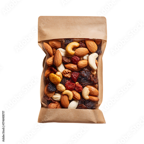 Trail Mix In Brown Package Snack