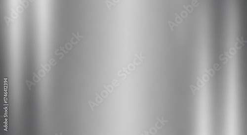 Shiny Steel Sheet: A close-up view captures the sleek, polished surface of a sheet of steel, its metallic sheen reflecting subtle variations in light and creating an elegant industrial texture.