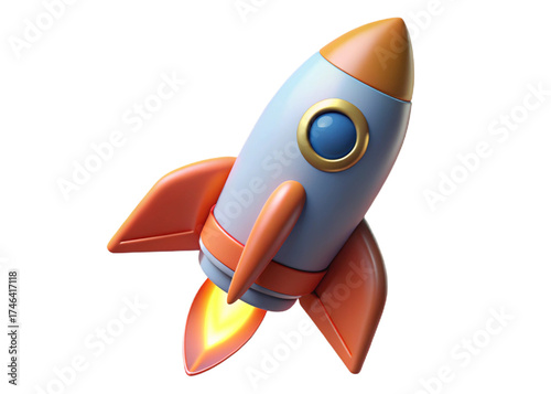 space rocket vector illustration
