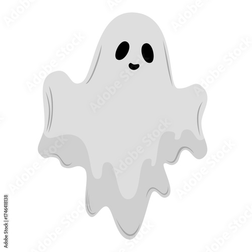 White ghost halloween