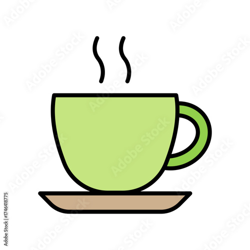 A color illustration depicting a healthy lifestyle and its attributes, on a white background