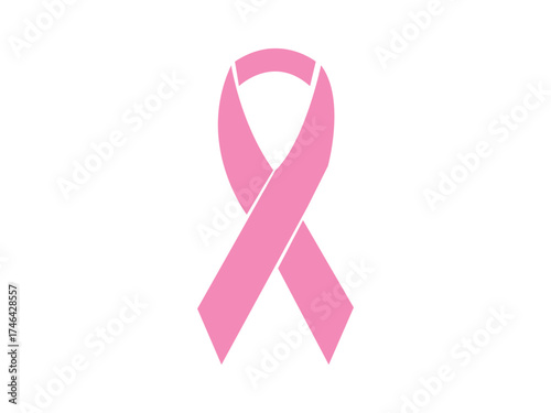 Pink Ribbon Breast Cancer Awareness Symbol vector