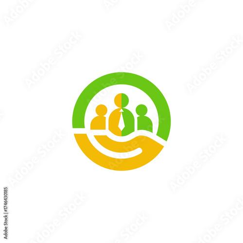 coaching community icon vector