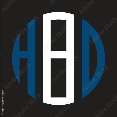 HBD logo design using adobe illustrator and your best choice.int