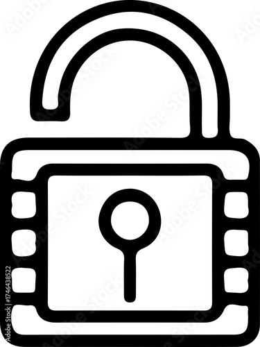 Padlock Icon – Security and Privacy Symbol