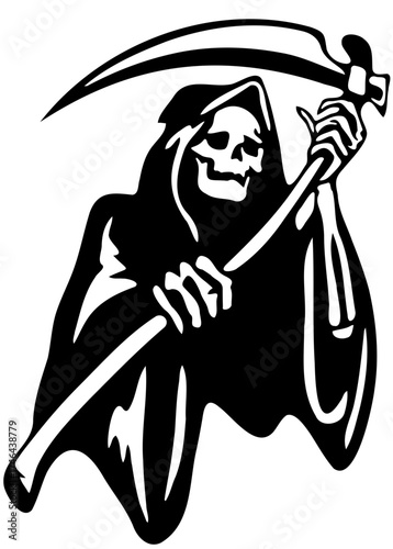 Skull with sword