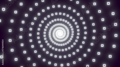 luminous spiral. abstract background with circles