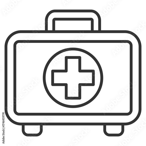 Medicine Box Outline Icon