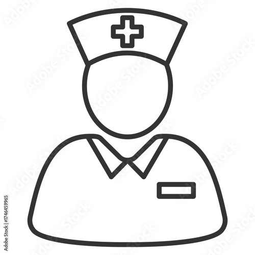 Nurse Outline Icon