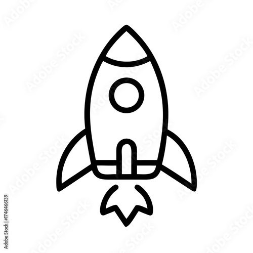 Rocket icon symbolizing startup and rapid growth