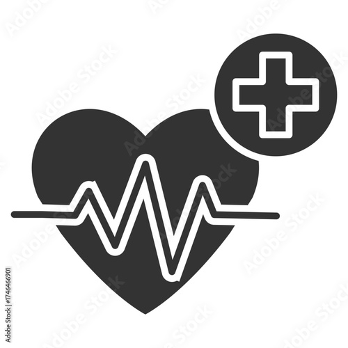 Heart Rate Solid Icon