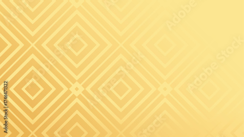 Luxury Golden Geometric Diamond Pattern Background Design With Elegant Gradient Texture For Website Banner Or Invitation