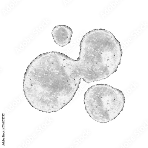 ice cube isolated on white background