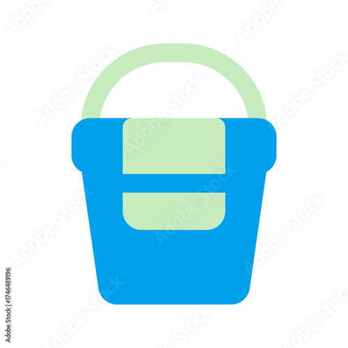 bucket duo tone icon