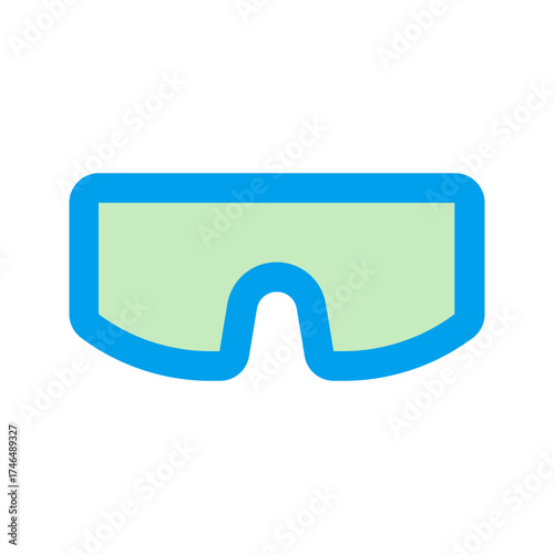 safety glasses duo tone icon