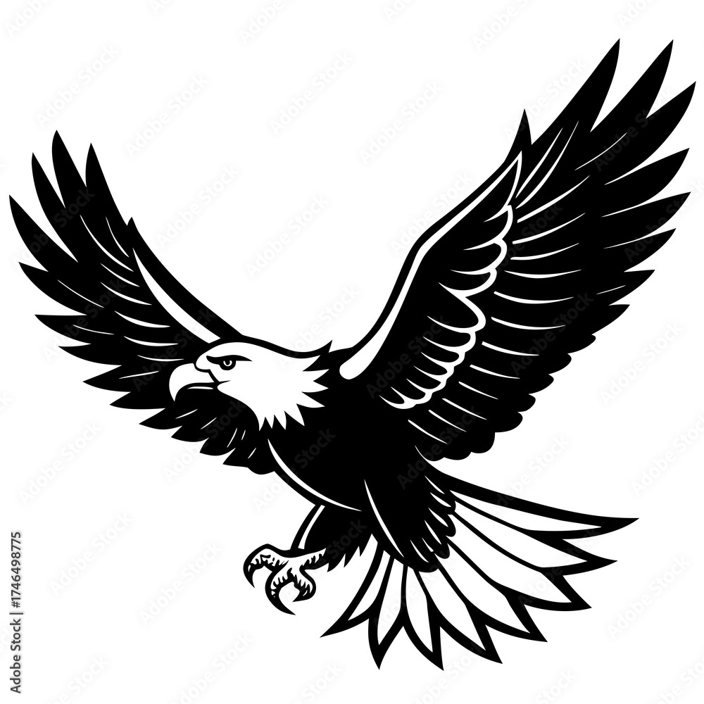 Obraz premium eagle vector illustration
