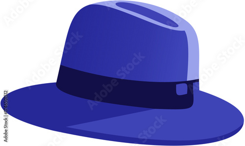 Minimal hat vector illustration