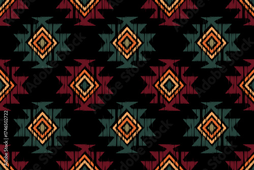 Geometric ethnic pattern.