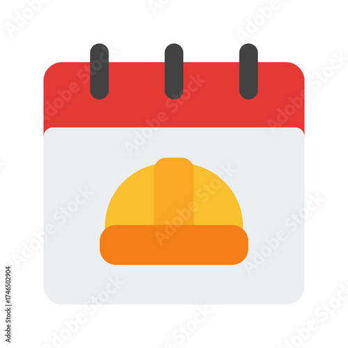 labor day flat icon