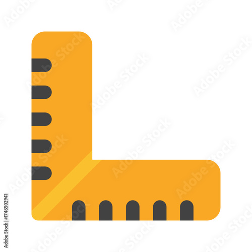 ruler flat icon