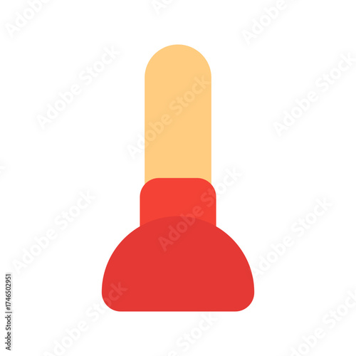 plunger flat icon