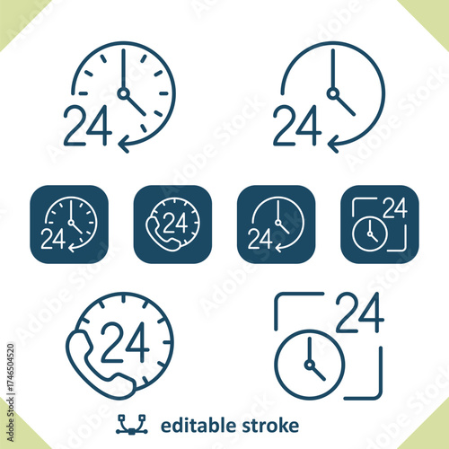 Around The Clock Icons