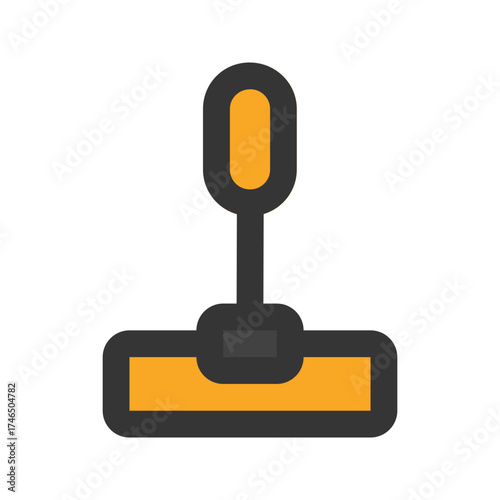 mop flat line icon
