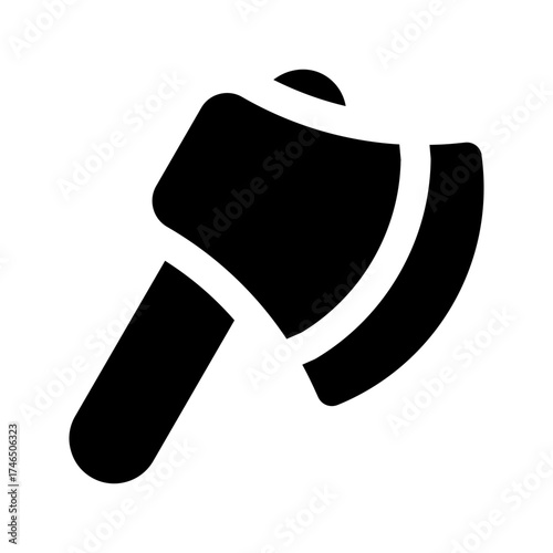 axe glyph icon