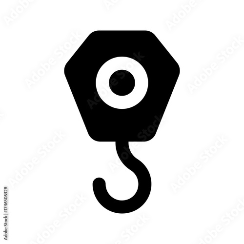 crane glyph icon