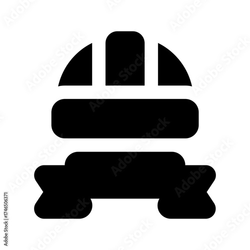 labour day glyph icon