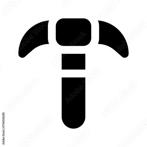 pickaxe glyph icon