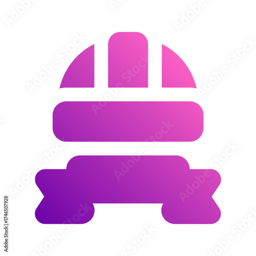 labour day gradient icon