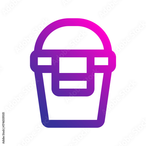bucket gradient icon