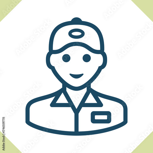 Delivery Man Icon