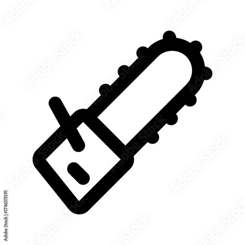 chainsaw line icon