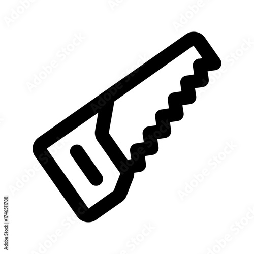 saw line icon