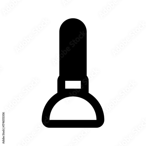 plunger line icon