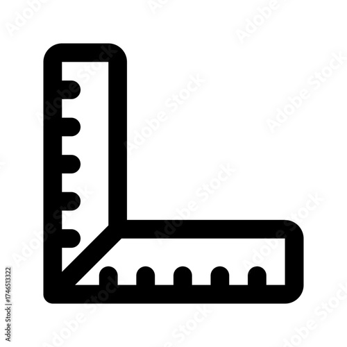 ruler line icon