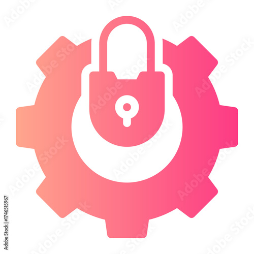 gear gradient icon