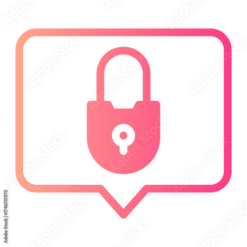 chat gradient icon