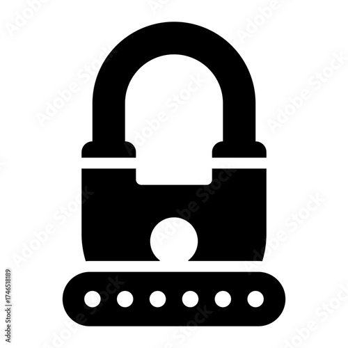 password glyph icon