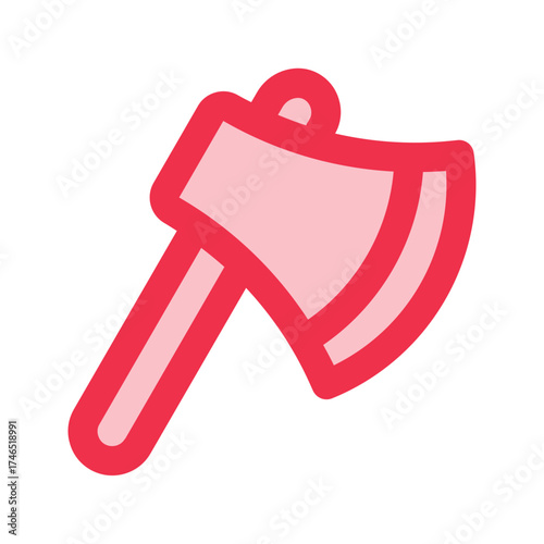 axe outline fill icon